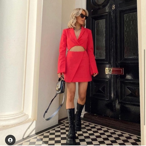 {Zara} Gorgeous Cut Out Blazer Dress - Picture 11 of 16